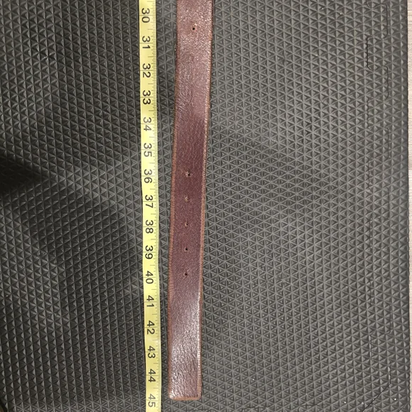 Dolce & Gabbana Brown Leather Belt with Gold and Silver Logo Buckle - Picture 7 of 7